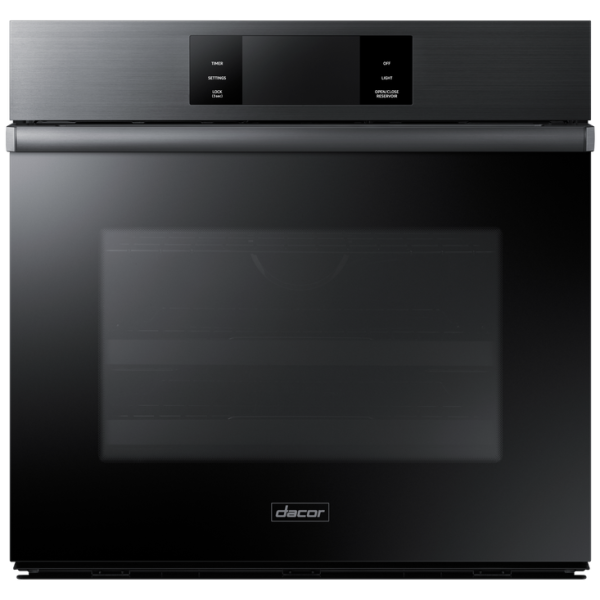 30" Single Wall Oven Steam, Contemporary, Graphite