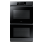 30" Double Wall Oven Steam, Contemporary, Graphite