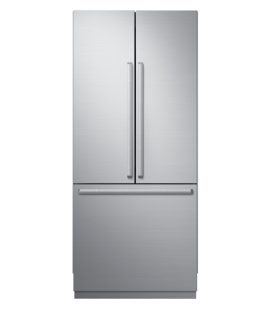 36" 3-Door Built-In French Door Refrigerator SteelCool, Panel Ready