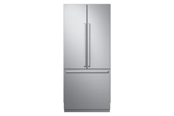 36" 3-Door Built-In French Door Refrigerator SteelCool, Panel Ready